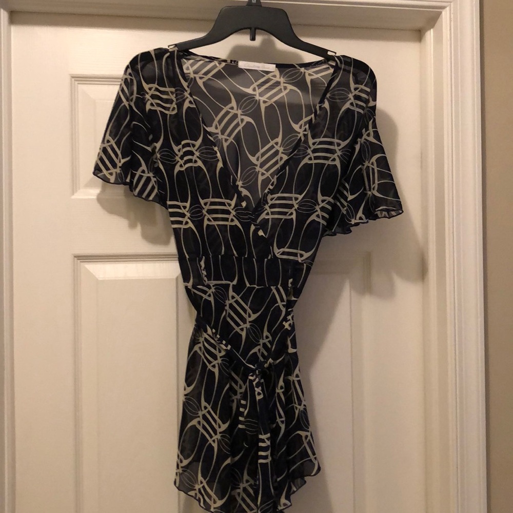 Navy/Silver Charlotte Russe tunic